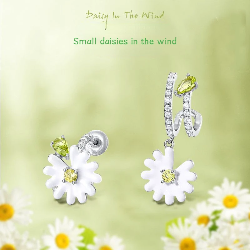 Sweet Cute Little Daisy Earrings 2023 Korean Green Zirconia Summer Popular Jewelry Gemstones Can Be Customized Models Women Gift
Sweet Cute Little Daisy Earrings 2023 Korean Green Zirconia Summer Popular Jewelry Gemstones Can Be Customized Models Women Gift