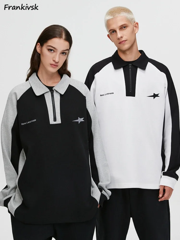 Sweatshirts for Women Autumn Aesthetic Patchwork Y2k Long Sleeve American Retro Hotsweet All-match Couple Clothing High Street
Sweatshirts for Women Autumn Aesthetic Patchwork Y2k Long Sleeve American Retro Hotsweet All-match Couple Clothing High Street