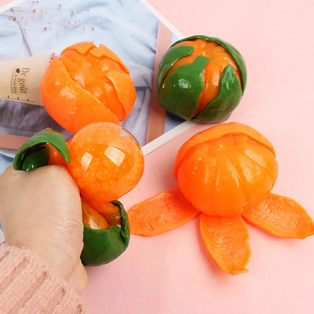 Simulation Tangerine Fruit Toy Durable Desktop Fruit Ornaments For Birthday Gift Pinnacle Children's Decompression Toy 
Simulation Tangerine Fruit Toy Durable Desktop Fruit Ornaments For Birthday Gift Pinnacle Children's Decompression Toy