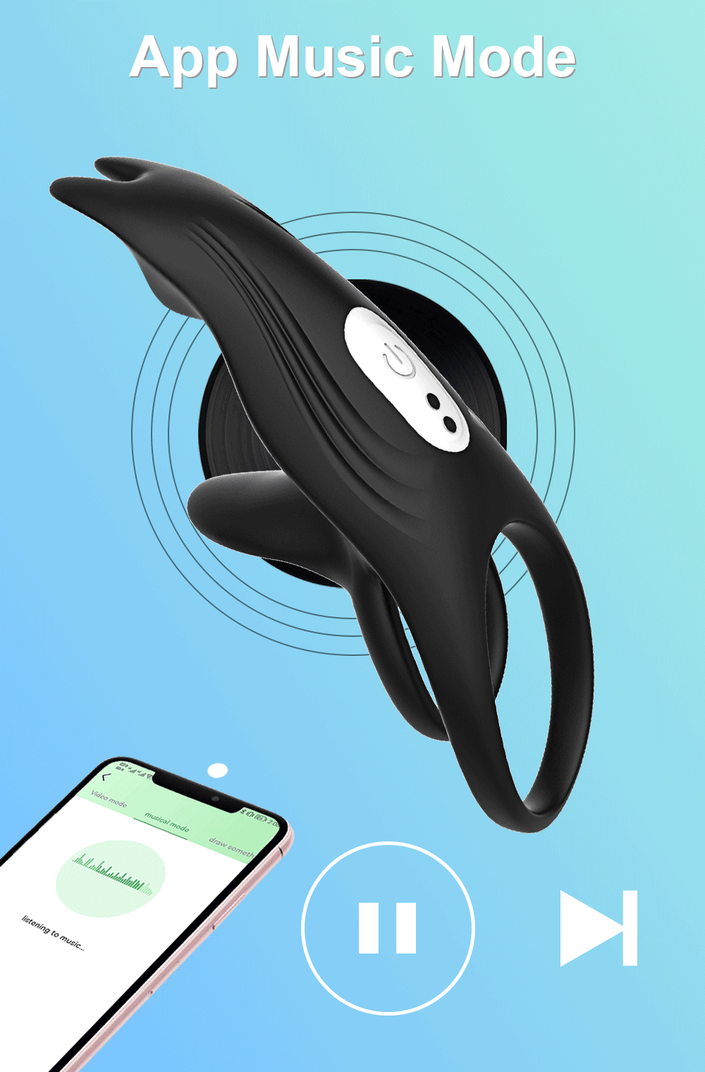 Couple Vibrator with Dual Motor Cockring APP Control Cock Penis Ring Adult Sexy Toys For Men Delay Ejaculation Penisring Couple Vibrator with Dual Motor Cockring APP Control Cock Penis Ring Adult Sexy Toys For Men Delay Ejaculation Penisring