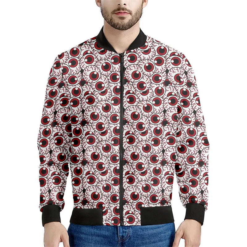 Creepy Eyeball 3d Printed Zipper Jackets For Men Women Sweatshirt Personality Loose Coat Long Sleeve Zip Up Bomber Jacket
Creepy Eyeball 3d Printed Zipper Jackets For Men Women Sweatshirt Personality Loose Coat Long Sleeve Zip Up Bomber Jacket