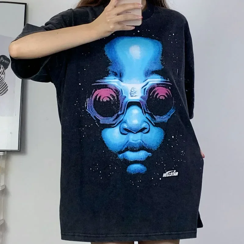 New Hellstar Vintage Wash T-shirt Black Glasses Boys Round Neck High Street Cotton Couple Top Short Sleeve
New Hellstar Vintage Wash T-shirt Black Glasses Boys Round Neck High Street Cotton Couple Top Short Sleeve