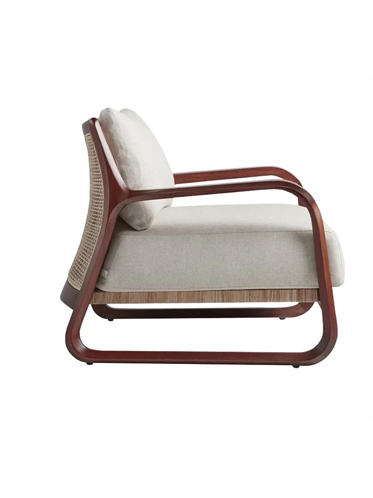 Retro leisure Nordic rattan single person sofa chair modern rattan creative balcony B&B living room
Retro leisure Nordic rattan single person sofa chair modern rattan creative balcony B&B living room