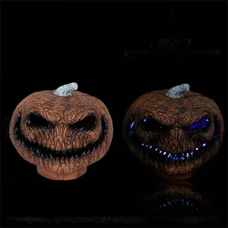 

Does Not Hurt The Eyes Ghost Light Convexity Funny Pumpkin Head Easy To Carry Atmosphere Of Terror Halloween Scene Props Shiny