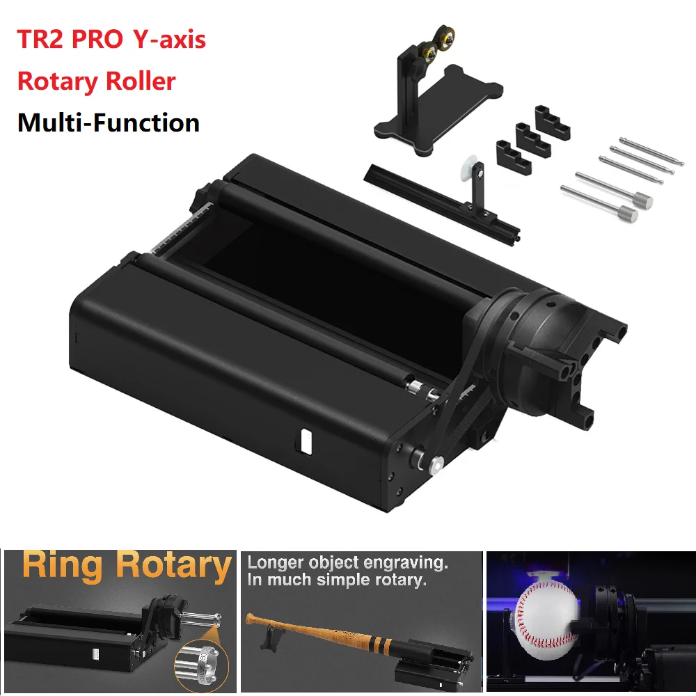 Twotrees TR2 PRO 360° Y-axis Rotary Roller4-in-1 Laser Engraver Roller for Bracelet/Ball/Ring/Cup/Baseball Bat/Cans Engraving
Twotrees TR2 PRO 360° Y-axis Rotary Roller4-in-1 Laser Engraver Roller for Bracelet/Ball/Ring/Cup/Baseball Bat/Cans Engraving