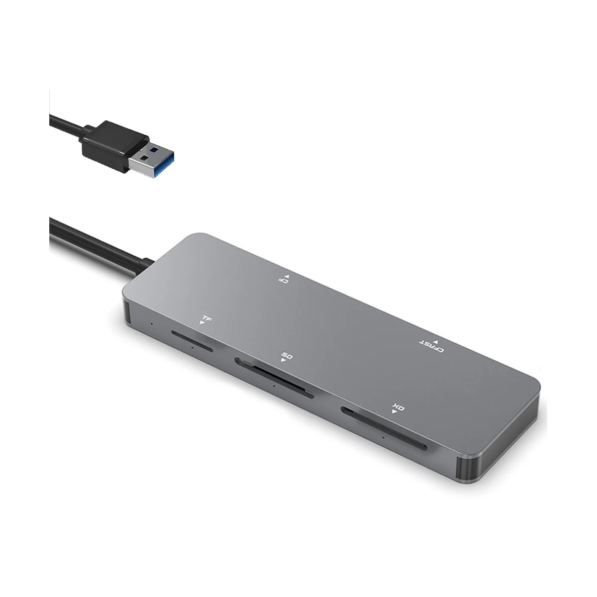 

USB 3.0 Multifunction Card Reader CFast/CF/XD/SD/TF Card Reader 5 in 1 USB Card Reader 5Gbps for PC Laptop Accessories