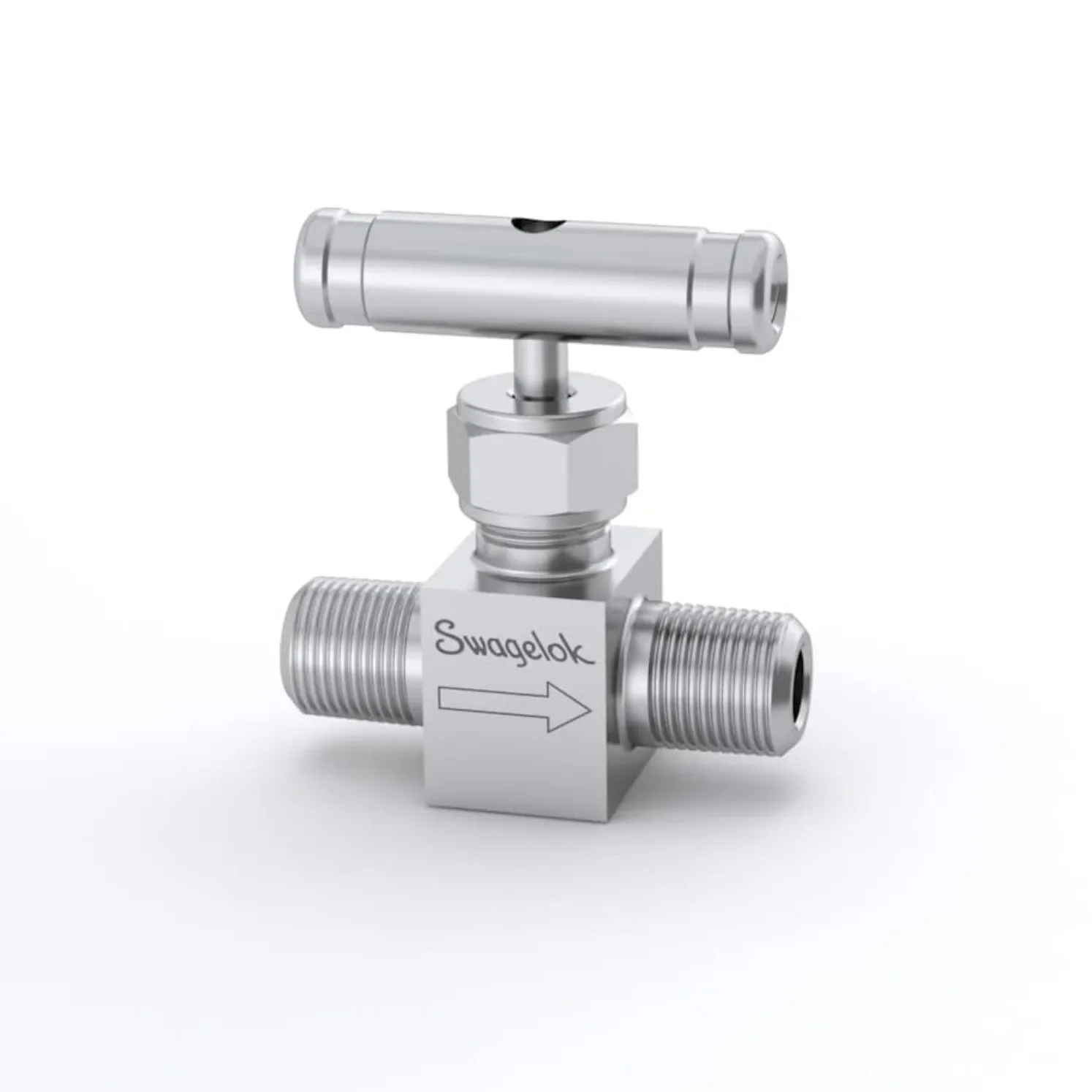 SS-20VM4 Stainless Steel Integral Valve Cap Needle Valve 0.21Cv 1/4in. External Thread V-shaped Valve Stem
SS-20VM4 Stainless Steel Integral Valve Cap Needle Valve 0.21Cv 1/4in. External Thread V-shaped Valve Stem