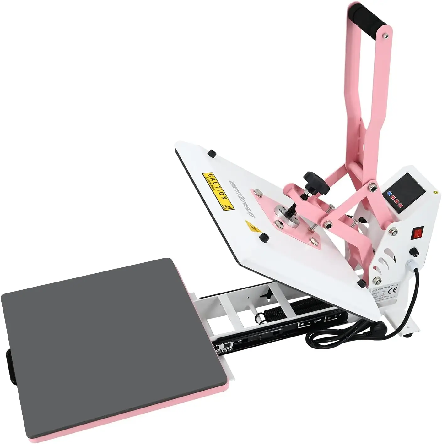 BetterSub Heat Press 15x15 inch Digital Heat Press Machine, Slide Out Industrial Quality T-Shirt Heat Transfer Machine Pink
BetterSub Heat Press 15x15 inch Digital Heat Press Machine, Slide Out Industrial Quality T-Shirt Heat Transfer Machine Pink
