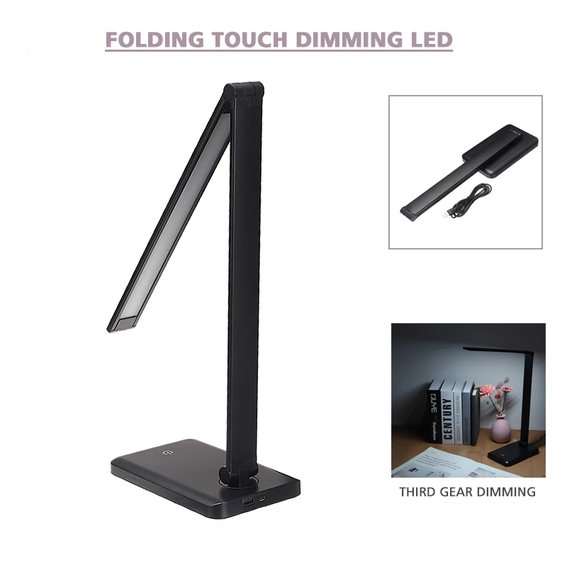 USB Desk Reading Light Dimmable LED Charging Table Lamp Bedside Night Light Touch Control For Home Chridren Bedroom
USB Desk Reading Light Dimmable LED Charging Table Lamp Bedside Night Light Touch Control For Home Chridren Bedroom