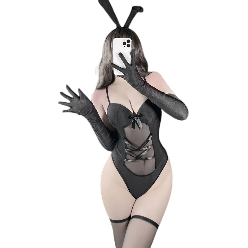 Japanese Anime Lingerie Sexy Bunny Girl Rabbit Cosplay Women Kawaii Cosplay Black Bodysuit Bunny Costume Adult Roleplay
Japanese Anime Lingerie Sexy Bunny Girl Rabbit Cosplay Women Kawaii Cosplay Black Bodysuit Bunny Costume Adult Roleplay