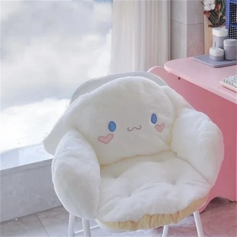 

Sanrio Kawaii Anime Kuromi Cinnamoroll My Melody Sofa Plush Cushion Girl Dormitory Office Full Surround Keep Warm Doll Toys Gift