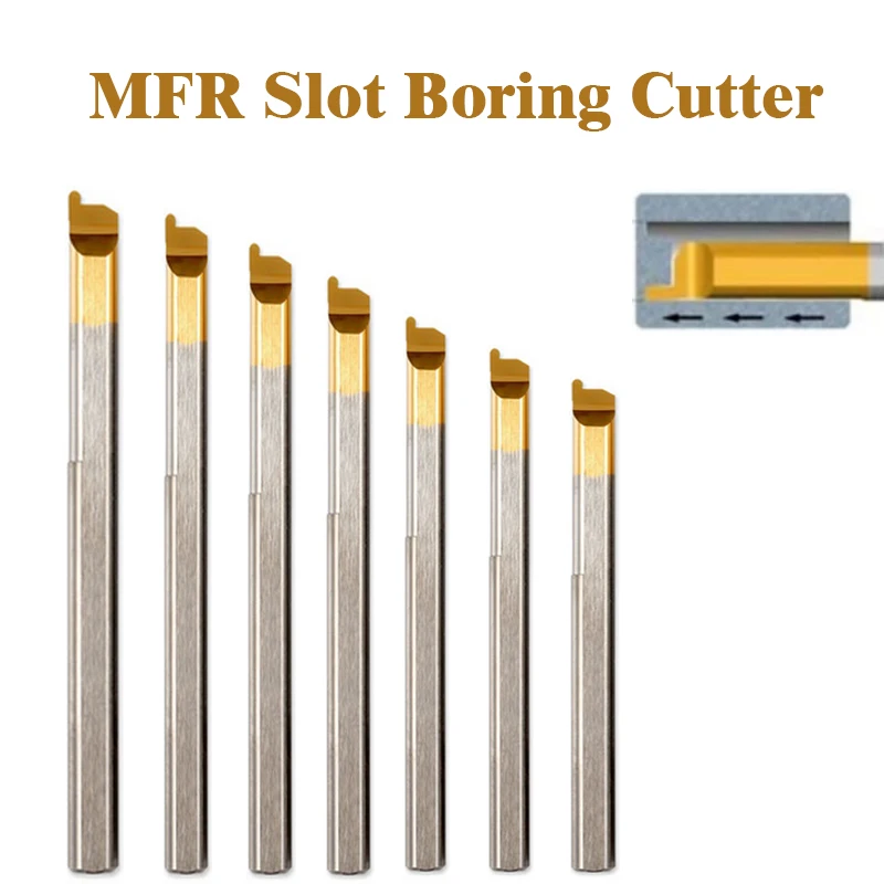Boring Bar Turning Lathe MFR Groove Cutter Tungsten Carbide Alloy Grooving Bar Thread Machining Metal Bore Mini Mtl Lathe Slot
Boring Bar Turning Lathe MFR Groove Cutter Tungsten Carbide Alloy Grooving Bar Thread Machining Metal Bore Mini Mtl Lathe Slot