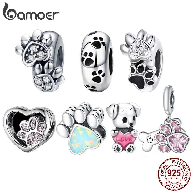 BAMOER 925 Sterling Silver Pet Animal Pendant Charm for Snake Bracelet or Necklace DIY Jewelry Making SCC1681
BAMOER 925 Sterling Silver Pet Animal Pendant Charm for Snake Bracelet or Necklace DIY Jewelry Making SCC1681