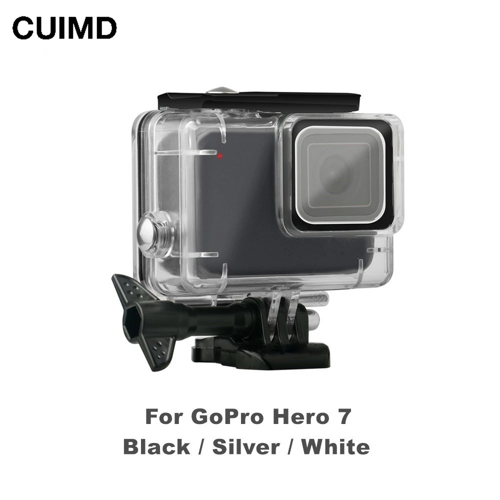 45M Underwater Waterproof Case for GoPro Hero 7 Black Silver White Camera Protection Housing Case Diving Accessories
45M Underwater Waterproof Case for GoPro Hero 7 Black Silver White Camera Protection Housing Case Diving Accessories