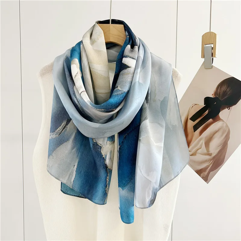 Fashion 100% Natural Real Silk Scarf Large Mulberry Shawl Women Wrap Neckerchief Female Bandana Headband Foulard long Scarves
Fashion 100% Natural Real Silk Scarf Large Mulberry Shawl Women Wrap Neckerchief Female Bandana Headband Foulard long Scarves
