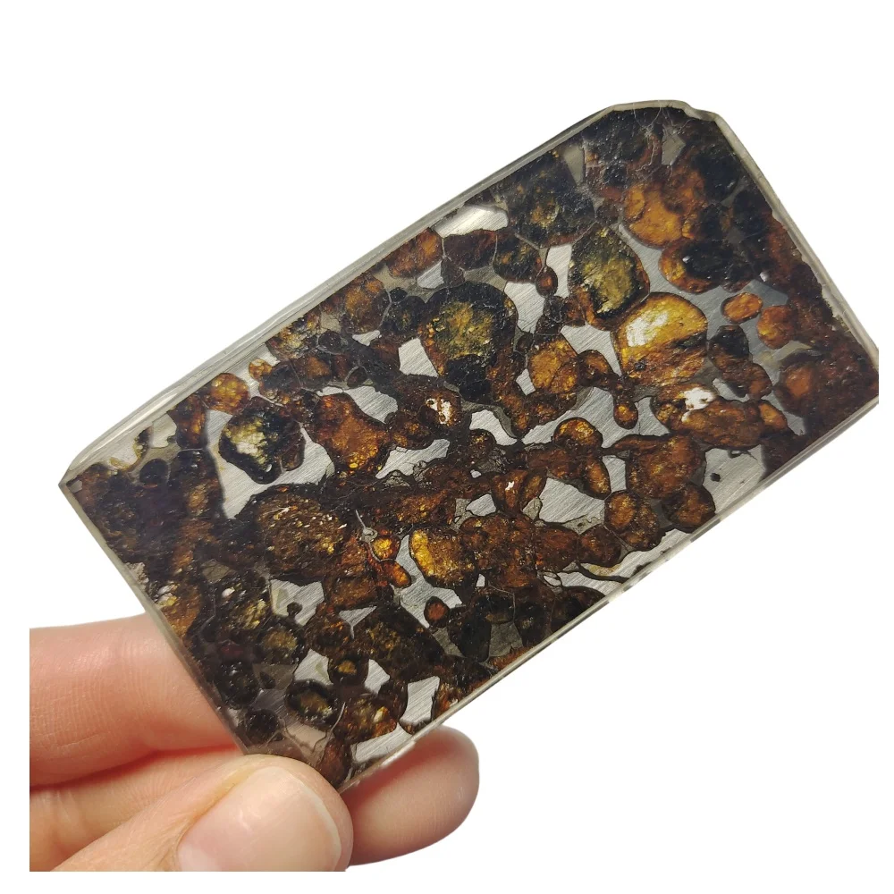 31.3g Sericho Pallastie meteorite slice Olivine Natural meteorite material Collection - from Kenya -CA225
31.3g Sericho Pallastie meteorite slice Olivine Natural meteorite material Collection - from Kenya -CA225