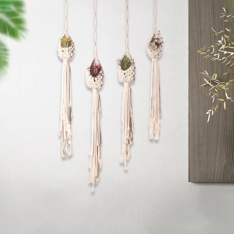 Macrame Braided Basket Plant Hanging Basket Net Bag String Small Pot Plant Hanging Basket Lanyard Wall Pots Decoration Pendant
Macrame Braided Basket Plant Hanging Basket Net Bag String Small Pot Plant Hanging Basket Lanyard Wall Pots Decoration Pendant