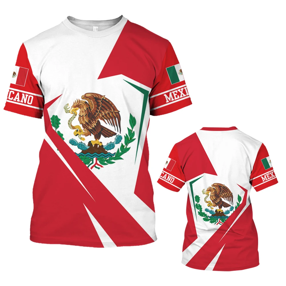 Mexico Summer Men's T-shirts Casual Loose Mexico Flag Short Sleeved O-neck Tops Tees Men's Clothing Oversized T-shirt Streetwear
Mexico Summer Men's T-shirts Casual Loose Mexico Flag Short Sleeved O-neck Tops Tees Men's Clothing Oversized T-shirt Streetwear