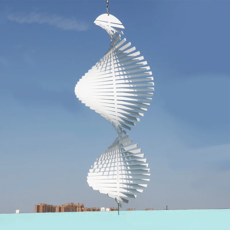 Kinetic Blank Sublimation Wind Spinner 3d Metal Spiral Windchime Chime Sculpture Hanging Outdoor Indoor Garden and Yard Decor
Kinetic Blank Sublimation Wind Spinner 3d Metal Spiral Windchime Chime Sculpture Hanging Outdoor Indoor Garden and Yard Decor