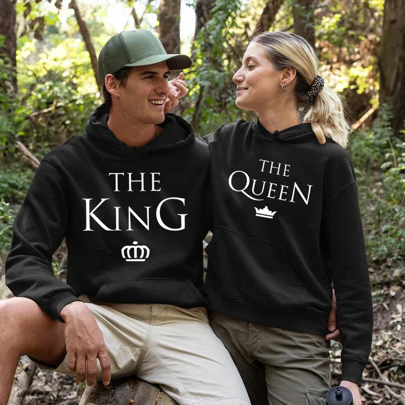 Women Hoodies The King/queen Print Sweatshirt Lovers Couples Hoodie Fashion Hooded Sweatshirt Lovers Matching Casual Tracksuits
Women Hoodies The King/queen Print Sweatshirt Lovers Couples Hoodie Fashion Hooded Sweatshirt Lovers Matching Casual Tracksuits