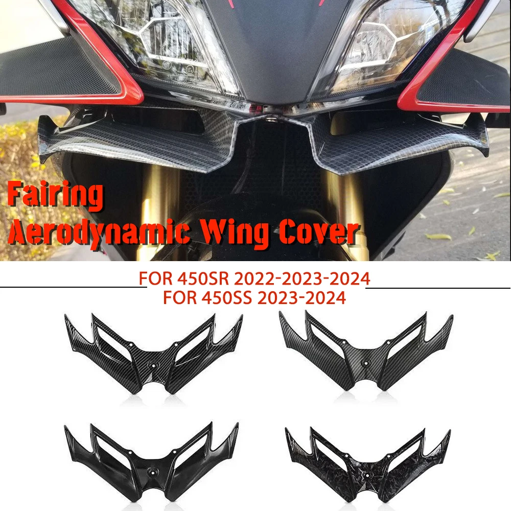 

2024 For CFMOTO 450SR 450 SR SS 2022 2023 450SS Front Fairing Aerodynamic Winglet Lower Cover Protection Guard Fixed Wind Wing