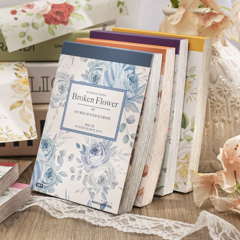 100Pcs/Set Assorted Vintage Flower Material Paper Aesthetics Scrapbooking Notebook Decorative Design Paper Handmade Hand Account
100Pcs/Set Assorted Vintage Flower Material Paper Aesthetics Scrapbooking Notebook Decorative Design Paper Handmade Hand Account