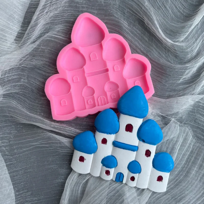 Fairy Tale Cartoon Castle Shape Silicone Mould Kitchen DIY Cake Baking Tool Fondant Chocolate Mould Plaster Clay Decorative Mold
Fairy Tale Cartoon Castle Shape Silicone Mould Kitchen DIY Cake Baking Tool Fondant Chocolate Mould Plaster Clay Decorative Mold