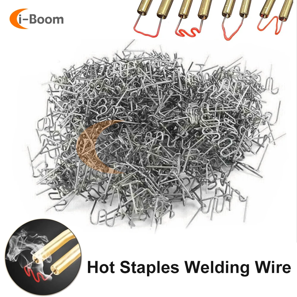 500Pcs Hot Melt Nails Bumper Plastic Welding Tool Automotive Abs Pvc Nail Repair 0.6mm 0.8mm Plastic Welder Accessories
500Pcs Hot Melt Nails Bumper Plastic Welding Tool Automotive Abs Pvc Nail Repair 0.6mm 0.8mm Plastic Welder Accessories