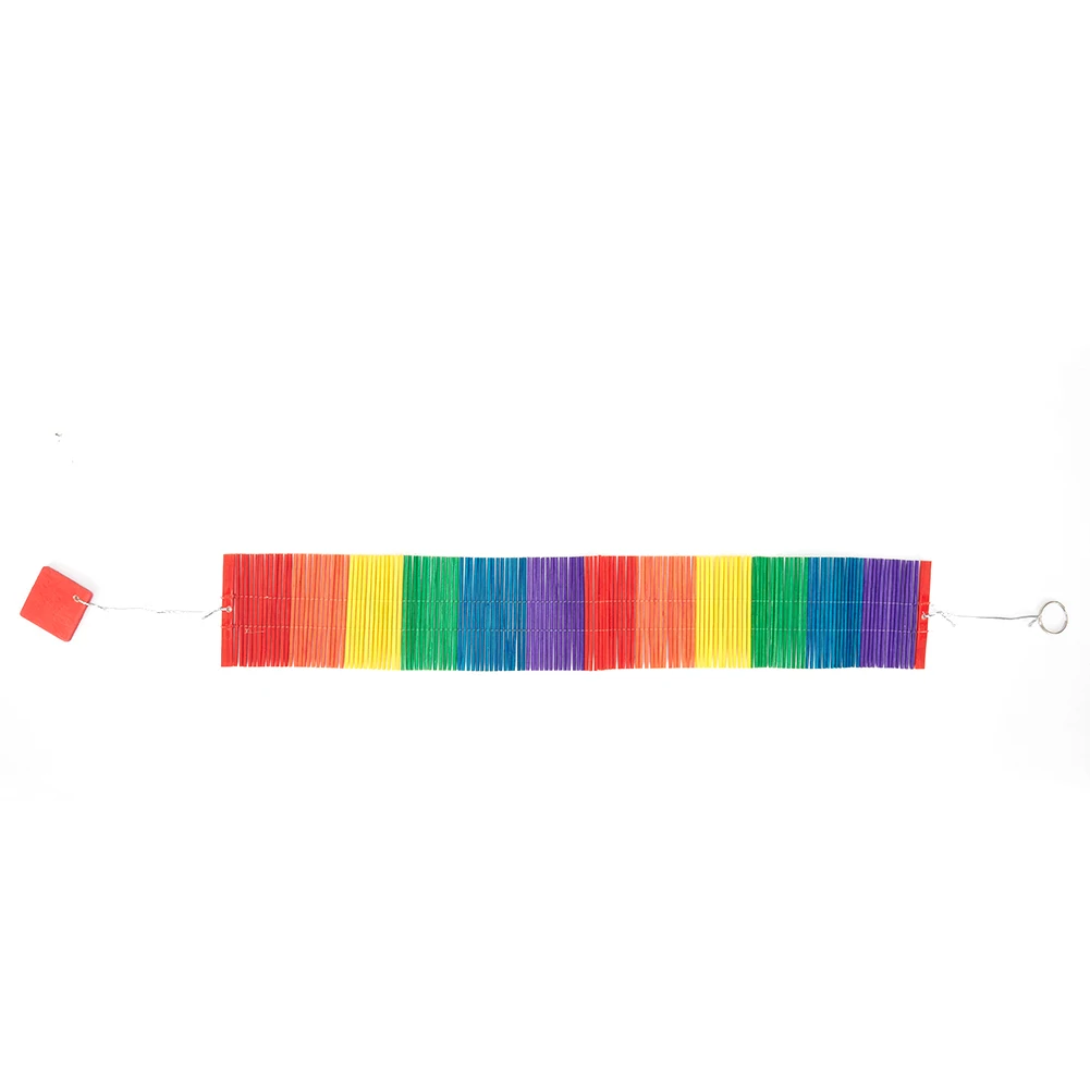 High quality Wind Chime Garden Home Decorative Twisted Rainbow Wood 80*50*8cm Pendant Kindergarten New Hot Sale
High quality Wind Chime Garden Home Decorative Twisted Rainbow Wood 80*50*8cm Pendant Kindergarten New Hot Sale