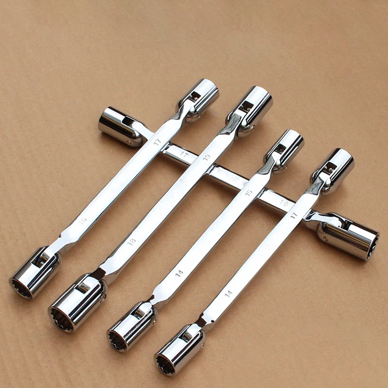 Metric Double end 12 point PT Swivel Head Flexible Socket Wrench Spanner CRV steel Tool
Metric Double end 12 point PT Swivel Head Flexible Socket Wrench Spanner CRV steel Tool