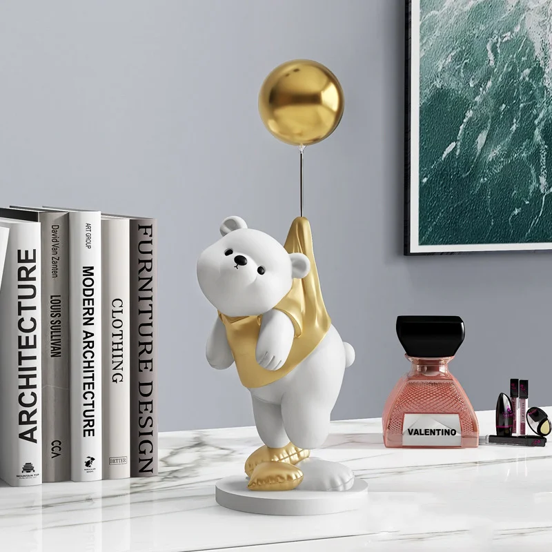 Statue Desing Home Decor Ornaments Decorative Balloon Flying Bear Sclupture Resin Figurine Table Decoration home Room Decor
Statue Desing Home Decor Ornaments Decorative Balloon Flying Bear Sclupture Resin Figurine Table Decoration home Room Decor