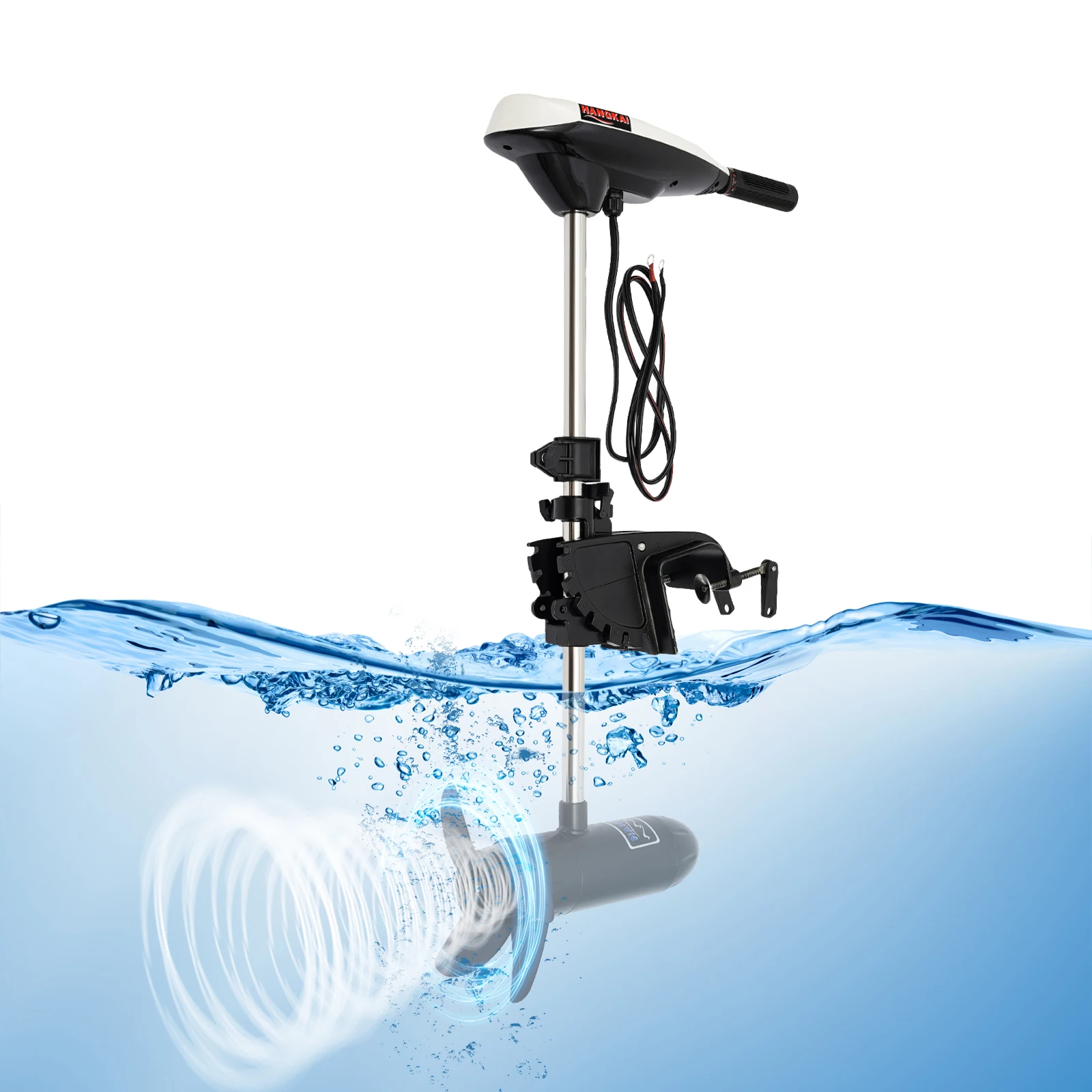 

65lbs 12V Heavy Duty Electric Trolling Motor Engine Outboard motor Fishing Boat With 40CM Short Shaft Brush Motor Suitable