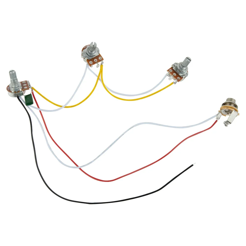 Guitar Parts Prewired Set 1 Tone 2 Volume Accessories Bass Guitar Durable Easy Installation For Jazz Guitar Brand New
Guitar Parts Prewired Set 1 Tone 2 Volume Accessories Bass Guitar Durable Easy Installation For Jazz Guitar Brand New