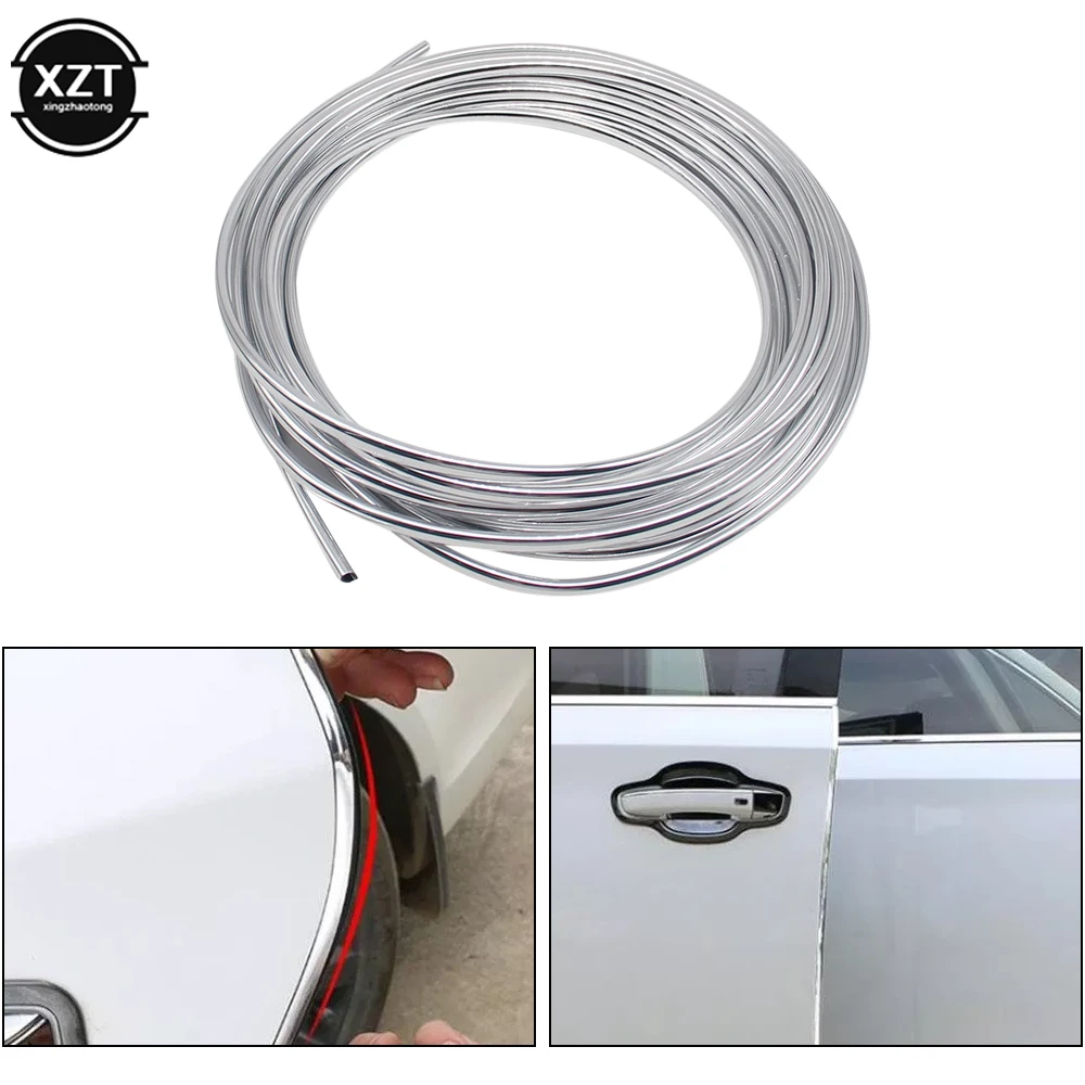 6M Car Door Edge Scratch Protection Strip Bumper Anti-collision Strips DIY Silver PVC Molding Decorative Strips Auto Accessories
6M Car Door Edge Scratch Protection Strip Bumper Anti-collision Strips DIY Silver PVC Molding Decorative Strips Auto Accessories