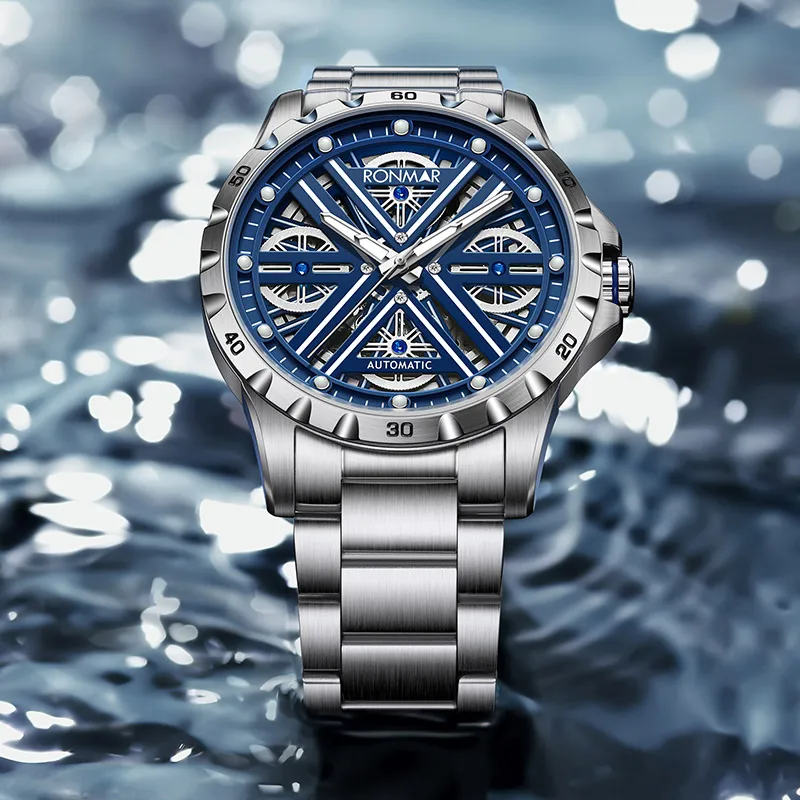 Часы наручные RONMAR 006 Мужские механические, роскошные классические автоматические светящиеся с сапфировым стеклом, водонепроницаемость 50 м
Часы наручные RONMAR 006 Мужские механические, роскошные классические автоматические светящиеся с сапфировым стеклом, водонепроницаемость 50 м