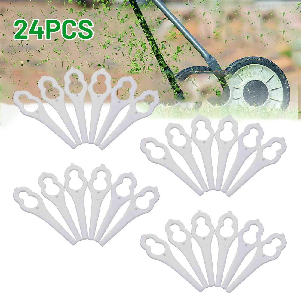 24pcs Plastic Blades Cutter For Bosch F016800177 ART 23 Accutrim Strimmer Trimmer Gardening Tools Garden Furniture Sets
24pcs Plastic Blades Cutter For Bosch F016800177 ART 23 Accutrim Strimmer Trimmer Gardening Tools Garden Furniture Sets