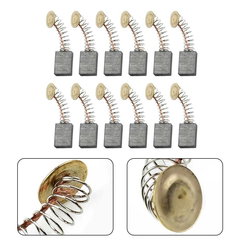 12pc Carbon Brushes Set 6x12x17mm For Electric Tool Motor Drill Chain Saw Circular Saw Electric Pick Carbon Brush Power Tool
12pc Carbon Brushes Set 6x12x17mm For Electric Tool Motor Drill Chain Saw Circular Saw Electric Pick Carbon Brush Power Tool