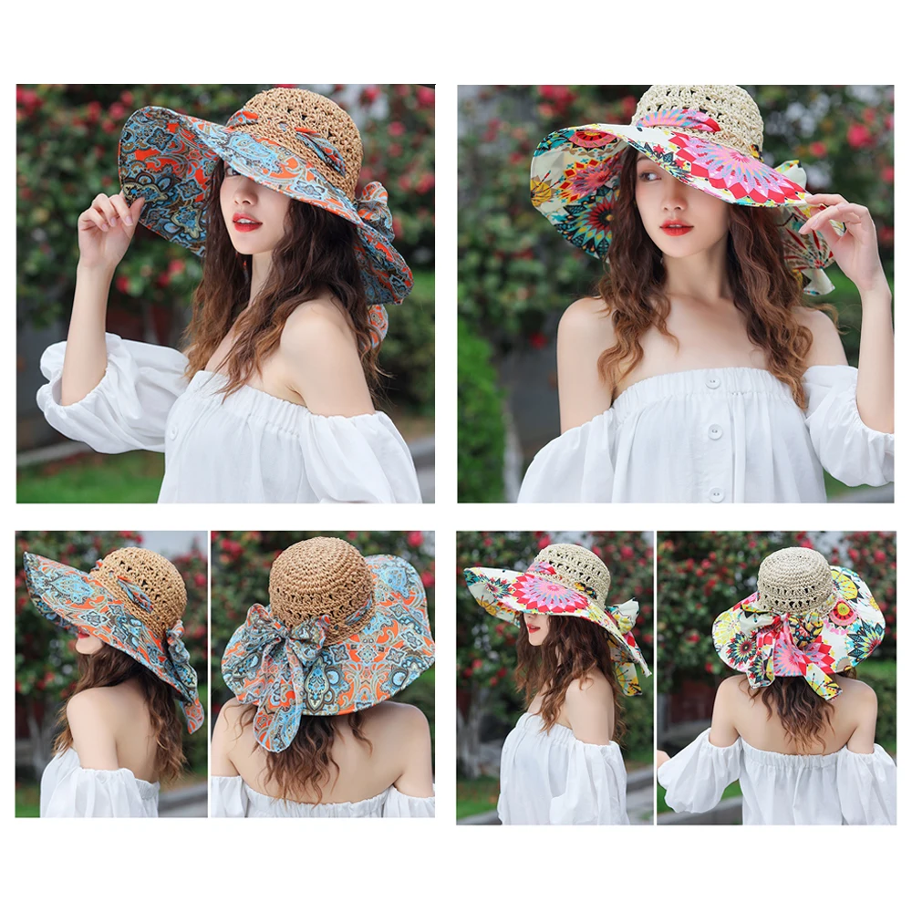 Summer Simple Floppy Sun Hat Women Wide Brim Beach Hat Girls Seaside Travel Foldable Straw Hat Sunscreen UV Protection Lady Cap
Summer Simple Floppy Sun Hat Women Wide Brim Beach Hat Girls Seaside Travel Foldable Straw Hat Sunscreen UV Protection Lady Cap