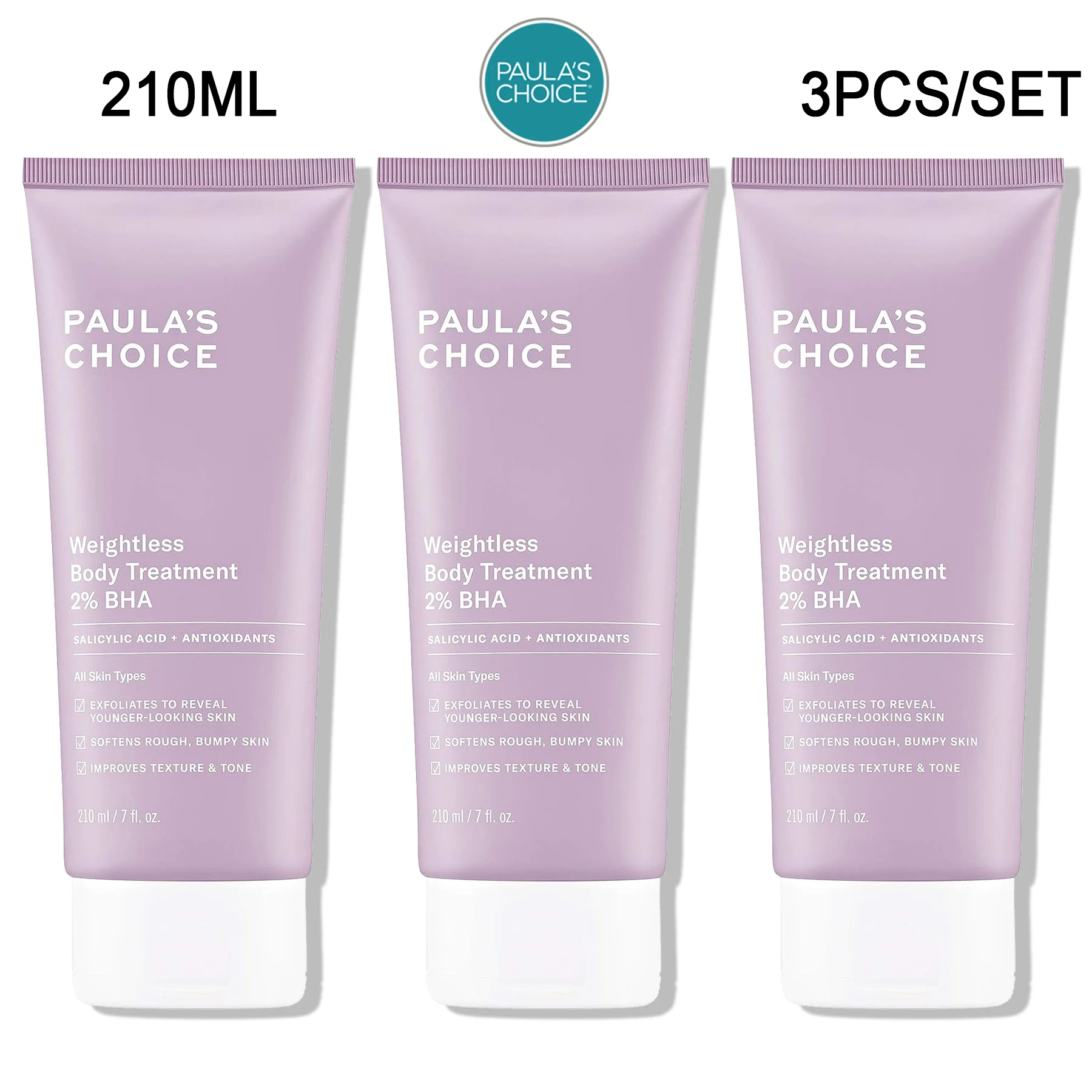 3pcs Paula's Choice Skin Care RESIST Weightless Cream Body 2% BHA with Salicylic Acid and Antioxidants-Normal Oily and Dry Skin
3pcs Paula's Choice Skin Care RESIST Weightless Cream Body 2% BHA with Salicylic Acid and Antioxidants-Normal Oily and Dry Skin