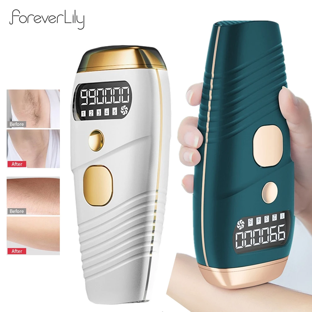990000 Flash Laser Electric Epilator 5 Levels IPL Hair Remover Painless Laser Permanen Trimmer All Body Hair Removal Armpit Leg
990000 Flash Laser Electric Epilator 5 Levels IPL Hair Remover Painless Laser Permanen Trimmer All Body Hair Removal Armpit Leg