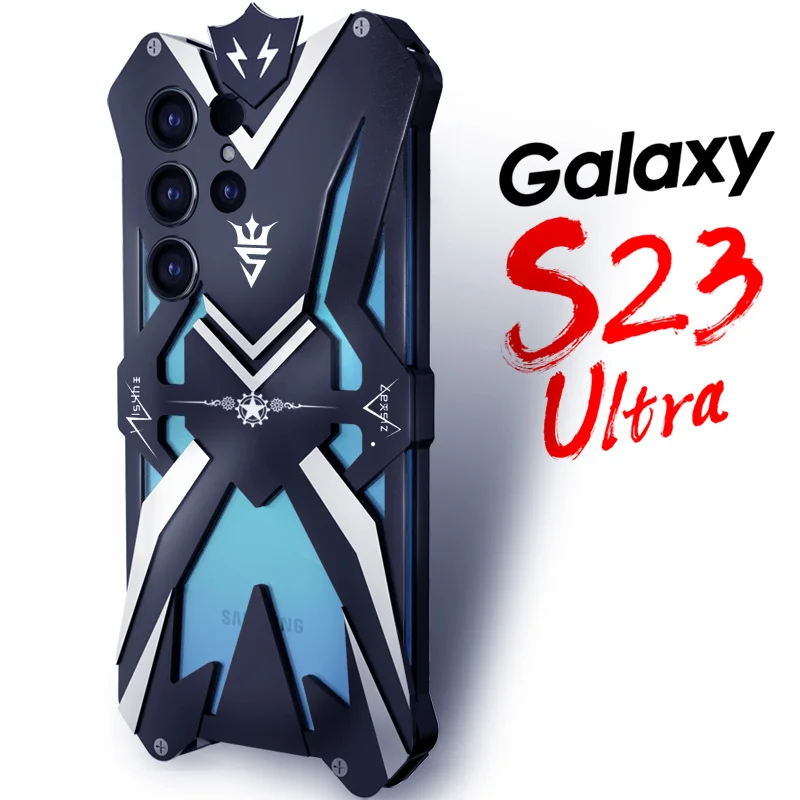 For Samsung Galaxy s23 Ultra Zimon Aviation Aluminum Metal Case Strong Protection Case For Samsung S22 S21 Ultra Metal Back Case
For Samsung Galaxy s23 Ultra Zimon Aviation Aluminum Metal Case Strong Protection Case For Samsung S22 S21 Ultra Metal Back Case