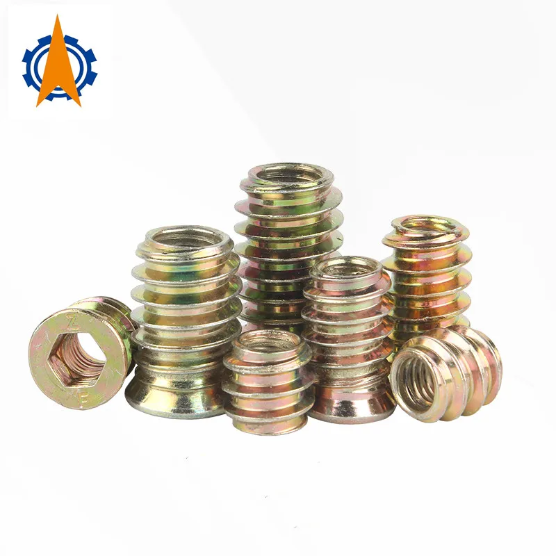 10pcs M6 M8 M10 Steel Metal Hexagon Hex Socket Drive Head Embedded Insert Nut E-Nut for Wood Furniture Inside and Outside Thread
10pcs M6 M8 M10 Steel Metal Hexagon Hex Socket Drive Head Embedded Insert Nut E-Nut for Wood Furniture Inside and Outside Thread