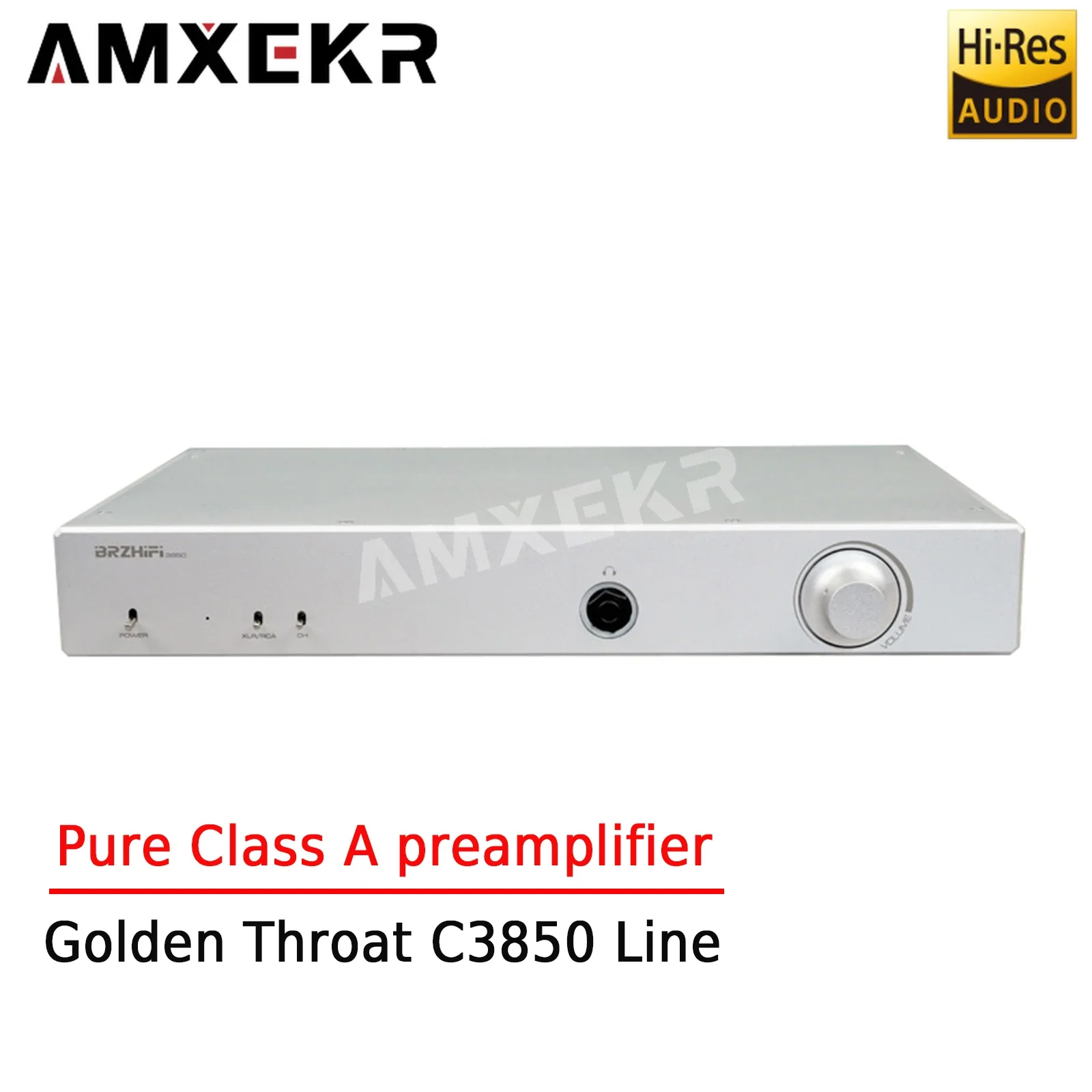 

AMXEKR Fully Balanced Pure Class A Front-level Golden Voice C3850 Home Pre-audio Amplifier Audio Amp