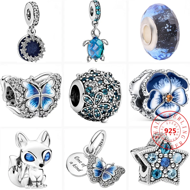 925 Silver Charm Blue Starfish Murano Glass Turtle Butterfly Flower Bead Fit Original Pandora Bracelet DIY Women Fashion Jewelry
925 Silver Charm Blue Starfish Murano Glass Turtle Butterfly Flower Bead Fit Original Pandora Bracelet DIY Women Fashion Jewelry