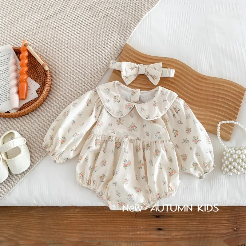 Newborn Clothes New Born Romper Hair Band Baby Flower Coat 0-2 Years Old Autumn Infant Cute Doll Neck One Year Old Dress
Newborn Clothes New Born Romper Hair Band Baby Flower Coat 0-2 Years Old Autumn Infant Cute Doll Neck One Year Old Dress