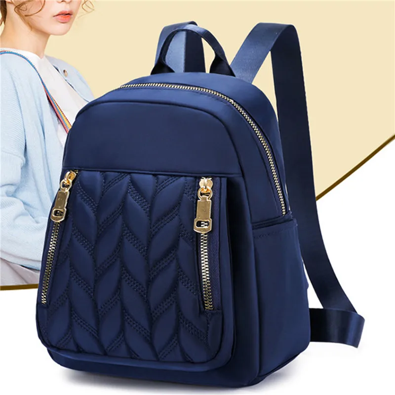 New Fashion Women Backpack Urban Simple Casual Backpack Trend Travel Solid Color Nylon Bag Waterproof Lightweight Ladies Bag
New Fashion Women Backpack Urban Simple Casual Backpack Trend Travel Solid Color Nylon Bag Waterproof Lightweight Ladies Bag
