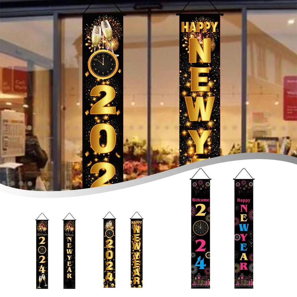 2024 New Year Flag 30*180cm Hanging Flag New Year Couplets Happy New Year Couplets Party Decorations Ornament
2024 New Year Flag 30*180cm Hanging Flag New Year Couplets Happy New Year Couplets Party Decorations Ornament