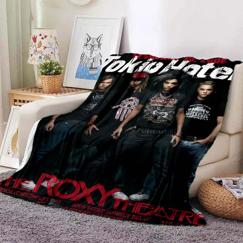 Tokio Hotel band Retro printed blanket warm blanket flannel soft and comfortable blanket home travel bedding birthday gift
Tokio Hotel band Retro printed blanket warm blanket flannel soft and comfortable blanket home travel bedding birthday gift