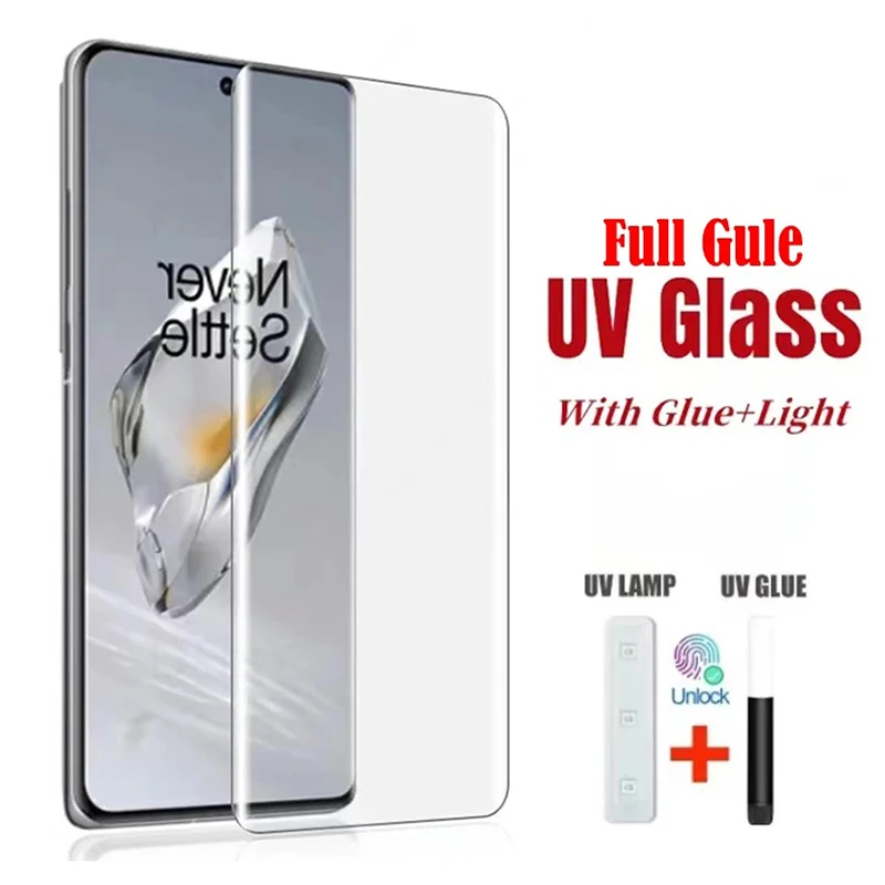 

UV Nano Liquid Glue Tempered Glass For VIVO X100 Pro Screen Protector vivo X50 X60 X70 X80 X90 Pro Plus + X100pro Glass Film