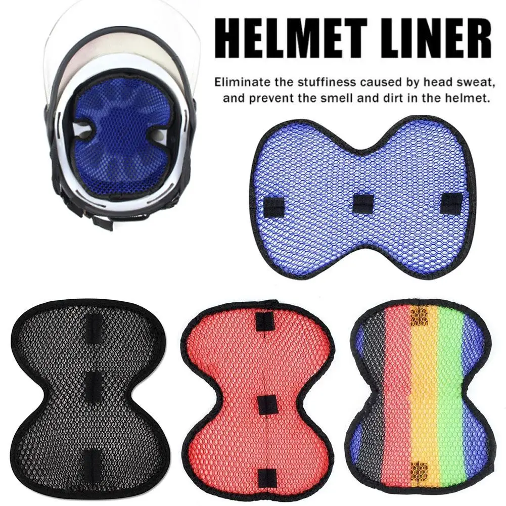 

Breathable Motorcycle Helmet Insert Liner Cap Cushion Quick-drying Sweat Pad Helmet Insulation Wicking Pad Lining G7A4